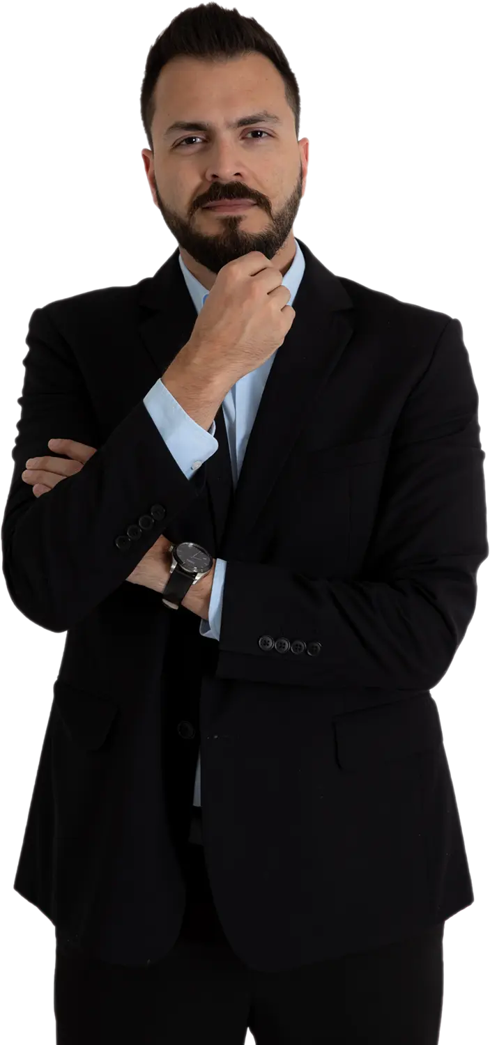 Dr. Leandro Cancelli em traje profissional
